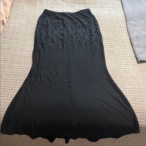 Chic Black Maxi Skirt for Women